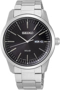 Seiko SNE527P1 Men’s Wristwatch – Black Dial Stainless Steel Watch
